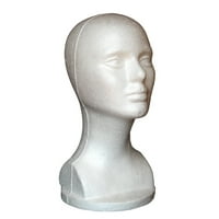 Ženska pjena Mannequin Head Styrofoam Shop Hat Glassκη