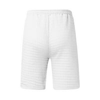 Muške kratke hlače Dugo kompresivne kratke hlače Muškarci Ležerne prilike ljetne elastične struke Pokretanje