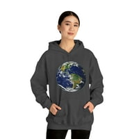 Zemlja-globus grafički duks dukserice, veličina S-5XL