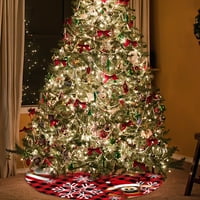 Xmas Tree Dno mat štampanje Xmas Drveće haljina Božićni dekor atmosfere