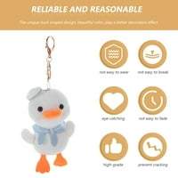 Plišani patka Privjesak za privjesak za viseće tipke Cartoon Duck Key prstenovi za djecu