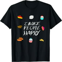 Slatka i peče ljude sretan smiješni kitovanje torte Baker Poklon majica