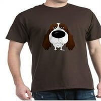 Cafepress - Veliki nos Springer španijel tamna majica - pamučna majica