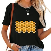 Smiješan periodični stol pčelinjih elemenata pčelarske ženske slatke grafičke majice kratkih rukava,