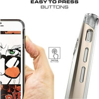 Ghostek Cloak Clear Grip iPhone za iPhone 8, SE, Plus, plus s tankom fit super udarom upijajući jaki