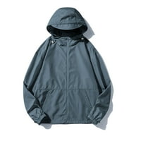 Ženske čišćenja kišne jakne, ženska lagana kapuljača kaputa, vodootporna pakirana aktivna kišna jakna,
