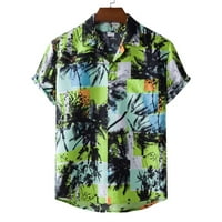 Njoeus majice za muškarce Summer Comfort Colors Thirt Muškarci Havajska majica na plaži Kratki rukav