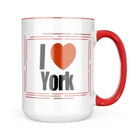Neonblond I Love York Regija: Yorkshire i Humber, Engleska šalica za ljubitelje čaja za kavu