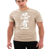 Muška japanska nindža creda C majica 3x-velika krema