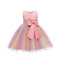 SkPabo Toddler Princess Cvjetna haljina za djevojke za djevojke za rođendanske haljine za vjenčanje