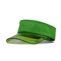 Dodatna oprema Modne žene Čvrsta boja Zaštita od sunca Topless Transparent za bejzbol vizira kapa za bejzbol kape zelena