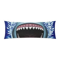 Šarke JAWS dugačak jastučni jastučni jastučni jastuk na listu