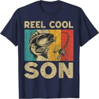 Dan oca predstavlja smiješna ribolovna koluta cool sin majica