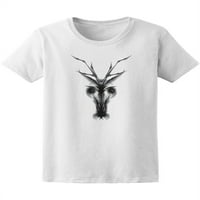 Sažetak Geometrijska goth jelena majica žene -image by shutterstock, ženska x-velika