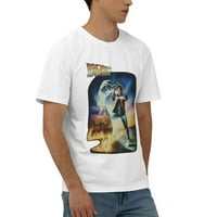 Muški maloletnik natrag u budućnost - BTTF Poster Kids Službena majica Ljetni posadni vrat na vrhu kratkih