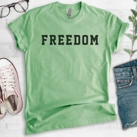Freedom majica, unise ženska muska košulja, patriotska košulja, patriotska majica, Heather jabuka zelena,
