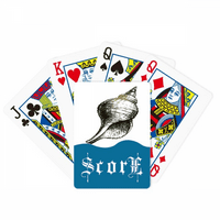 MARINE LIFE Black Snail Ilustracija Ilustracija Poker igračka kartica INDE IGRE