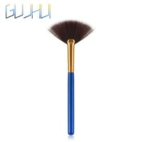 Gyouwnll FIOF puder u prahu Šminka Ventilatorski oblik Kozmetička četka Highlighter Beauty Bower Plave
