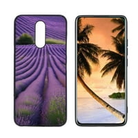 Kompatibilan sa LG Xpression Plus futrolom telefona, Serene-Lavender-Fields - Case Silikonska zaštitna