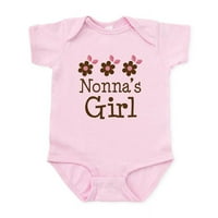 Cafepress - Nonna's Girl Daisies dječji bod - bebe svjetlo bodi, size novorođenče - mjeseci