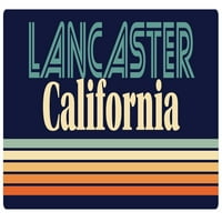 Lancaster California Vinyl Decal naljepnica Retro dizajn