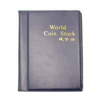 Novi džepovi za sakupljanje Svjetski kolekcija kovanica Držač za skladištenje Nosač novca Book Chmora