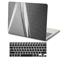 KAISHEK HARD CASE Shell Cover samo kompatibilan najnoviji macBook Pro S + crni poklopac tastature A1990