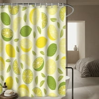 Esaierr alover voće tuš sa zavjesom slatka svijetla šarena dizajn vodootporna tkanina kupaonica za zavjese od tuš 72 ×