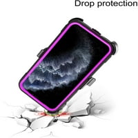 MIGNOVA iPhone Pro MA futrola, teška hibridna kućišta otporna na udarce sa rotirajućom kaišnim kopčom