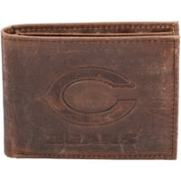 Brown Chicago nosi bifolt kožni novčanik