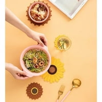 Sunflower Cupmat PVC kreativna kružna mekana izolacija mat dekoracija kuhinje