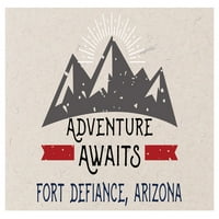 Fort Defiance Arizona Suvenir Frižider Magnet Avantura čeka dizajn