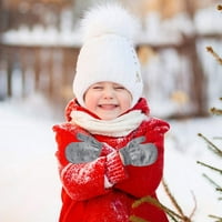Djeca Dječja dječaka Djevojke Zima Ljubav Srce Print Boja toplo pletene rukavice