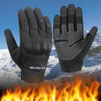 Vodootporne zimske rukavice hladno dokaz za ekranu osjetljivim na dodir klicanje protiv klizanja silikonska