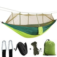Vanjski kamp Dvostruki zeleni nebeski šator viseći sa komarcem
