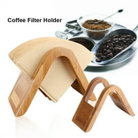 Držač filtra kafe, bambusov filter za drvo nosač papira za kavu FILTER TEAL FILTER Držač papira za aparat za kavu