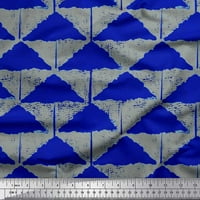 Soimoi pamučni dres tkanina trokuta geometrijska tiskana tkanina sa širokim dvorištem