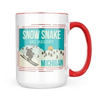 Neonblond Sneg Snake Skijalište - Michigan Ski Resort Gol poklon za ljubitelje čaja za kavu