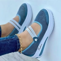 Ženski klizanje na šetnji cipelama bez klizanja tekuće cipele prozračne lagane tenisice plave boje