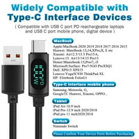 Urban USB C do USB C kabla 6,6ft 7A 100W, 2pack, USB 2. TIP CAPLY CABLES CABLES Brzi naboj za RedMI