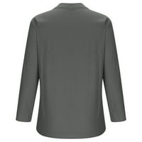 Dyegold posteljine za žene Ljeto Ležerne prilike useke majice kratki rukav V izrez plus veličina Bluze