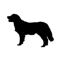 Zlatna retriver naljepnica za naljepnicu Die Secke - samoljepljivi vinil - Vremenska zaštitna - izrađena u SAD - Mnogo boja i veličina - pasji pas kućni ljubimac