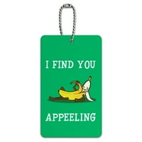 Banana Pronalazim vas Appleeling Funny Pull prtljage kofer za kofer za nošenje ID-a