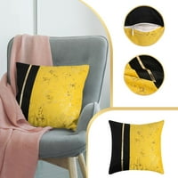 Jastuk navlake čvrste boje holandski baršunzonski bronzing poklopac home kauč viseći stolica Jastuk