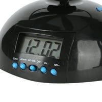 Alarmni sat Novost leteći LCD digitalni prijenosni mini okrugli propelerski kućanstvo, leteći sat, digitalni