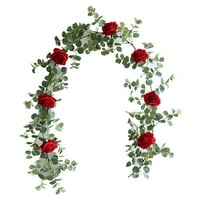 Keusn Werent Garland Rose Umjetna cvjetna vinova loza Una zatvorena vanjska dÃ © cor bogatstvo