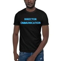 Plava režija Komunikacije kratka rukava pamučna majica majica po nedefiniranim poklonima