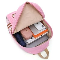 Bzdaisy Slatka ruksaka sa dvostrukim bočnim džepovima, veliki kapacitet za slobodno vrijeme - Jeffy