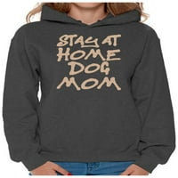 Awkward Styles Ženski boravak kod kuće Dog Mom Graphic Hoodie vrhovi za ljubitelje