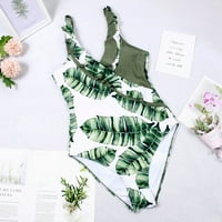 Yubnlvae Žene Ljetni rubl list kupaći kostimi za kupalište za cipele Sijamski kupaći kostim bikini